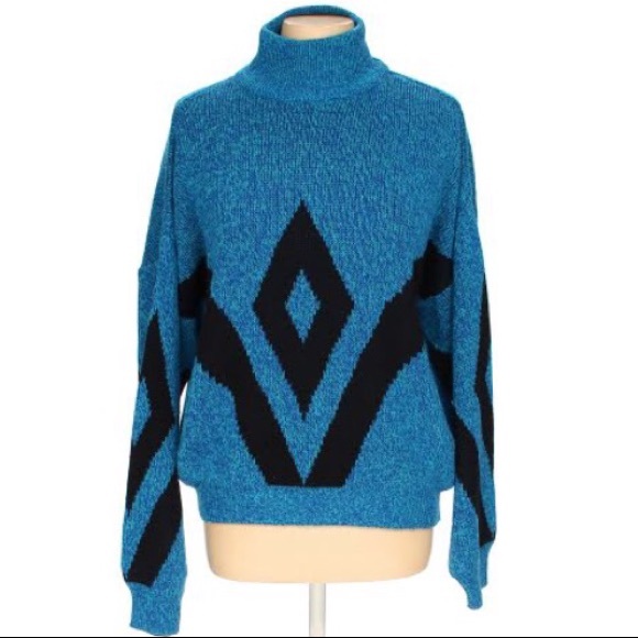 Vintage Sweaters - 🔷⚫️ Vintage 80’s  Sweater ⚫️🔷